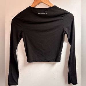 Alphalete Women's XS Black Long Sleeve Top